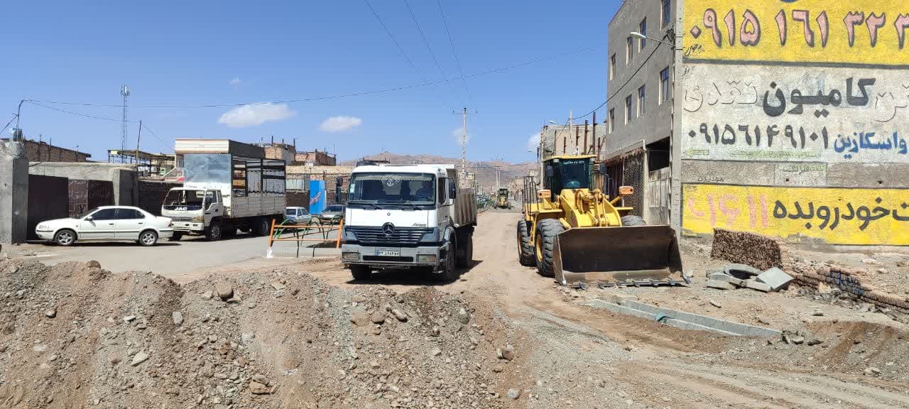 زیرسازی خیابان ابوذر غفاری مهرشهر