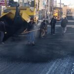 ادامه روند روکش آسفالت خیابان شعبانیه