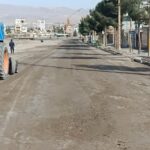 مراحل پایانی زیر سازی خیابان سراب