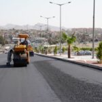گزارش_تصویری از روند اجرای روکش آسفالت بولوار شهید صیاد شیرازی